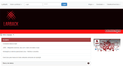 Desktop Screenshot of larback.com.br